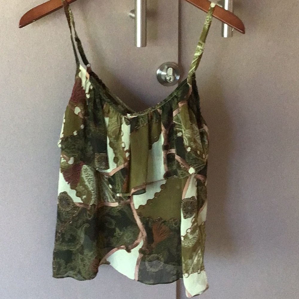 Women's Green Camisole Top